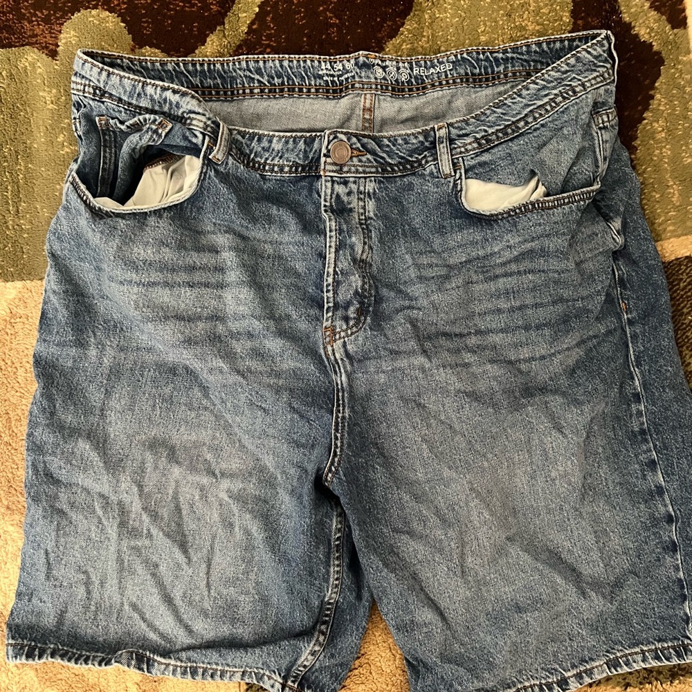 Blue Denim Shorts